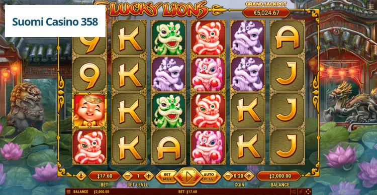 5 lucky lions