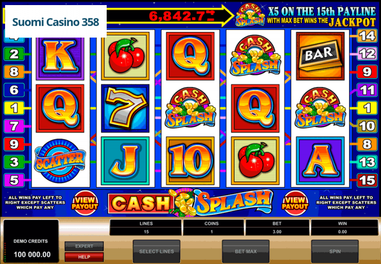 CashSplash Video Slot