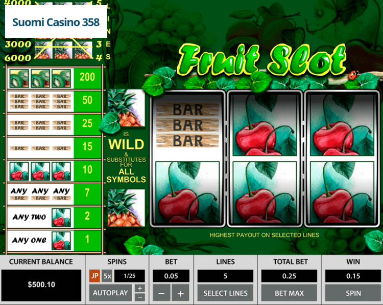 Fruit Slot 3 Reels