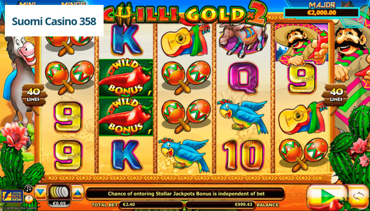 Stellar Jackpots with Chilli Gold x2